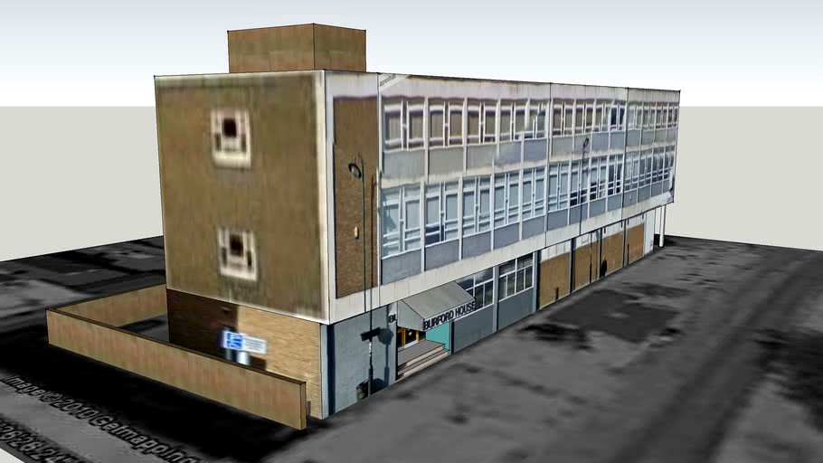 Burford House, Prince Albert St, Crewe (v1.0) 3d model