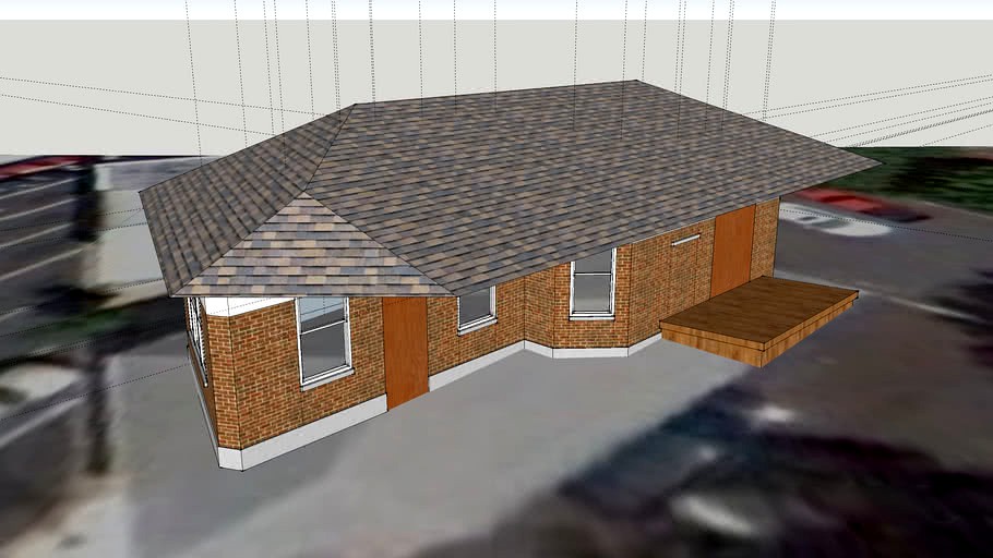 Perkasie, PA Trolley Station (in progress) 3d model