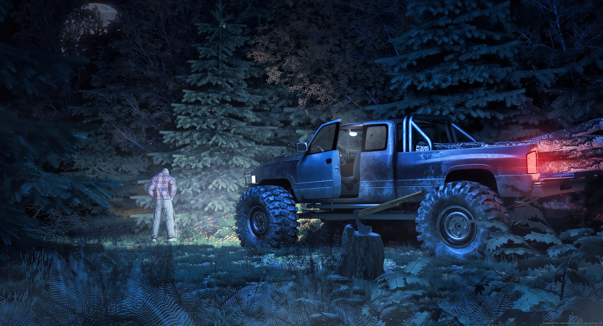 Dodge Ram Extrem Off Road 3d artist Rémy Trappier