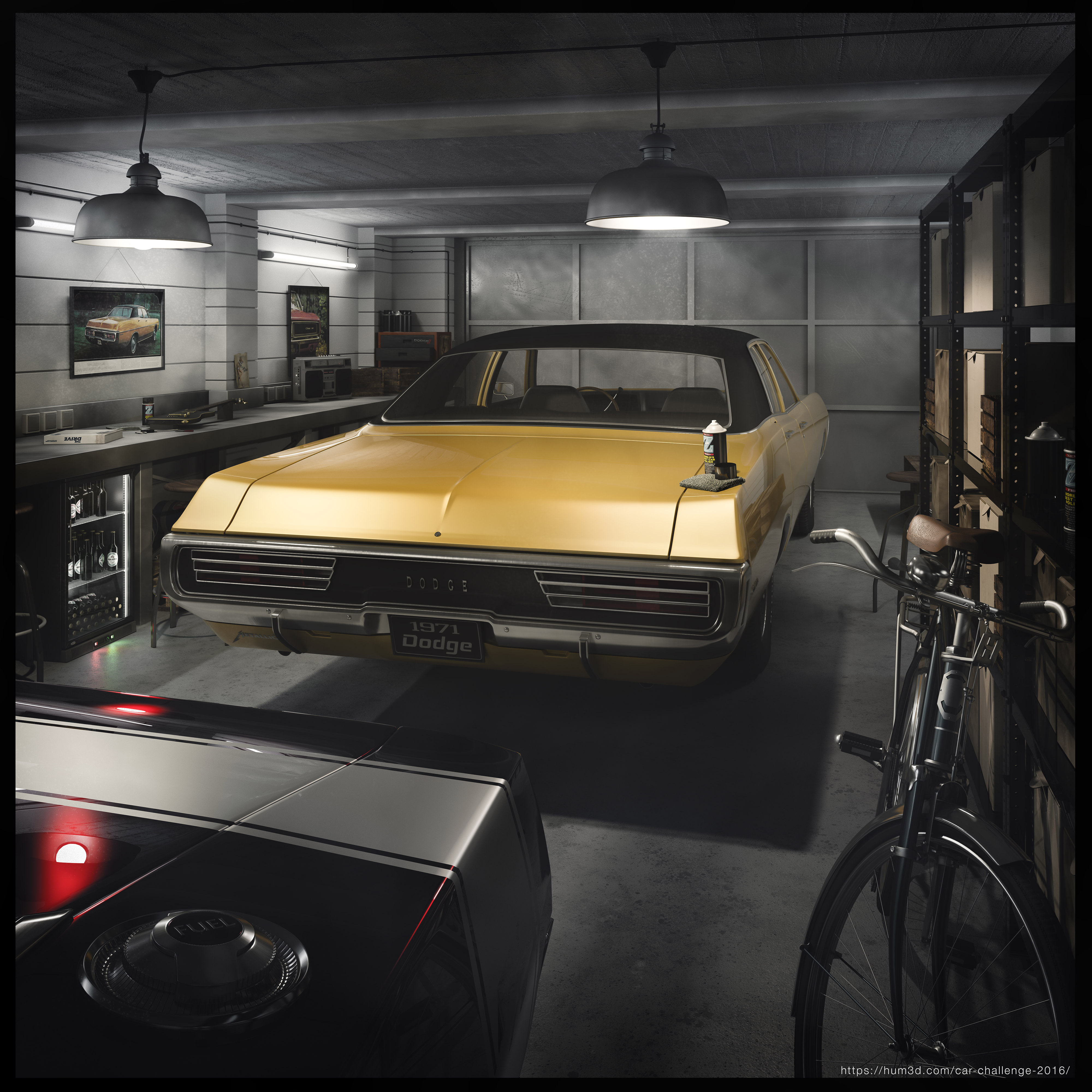 Dodge Garage 3d artist Steve Stiglmayr