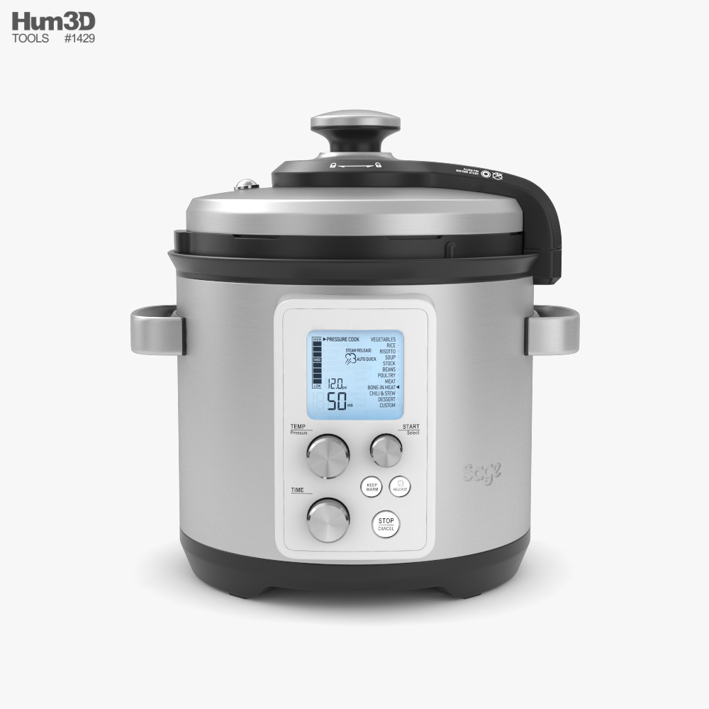 Sage Fast Slow Pro Multi Cooker 3D model Download Home Appliances on