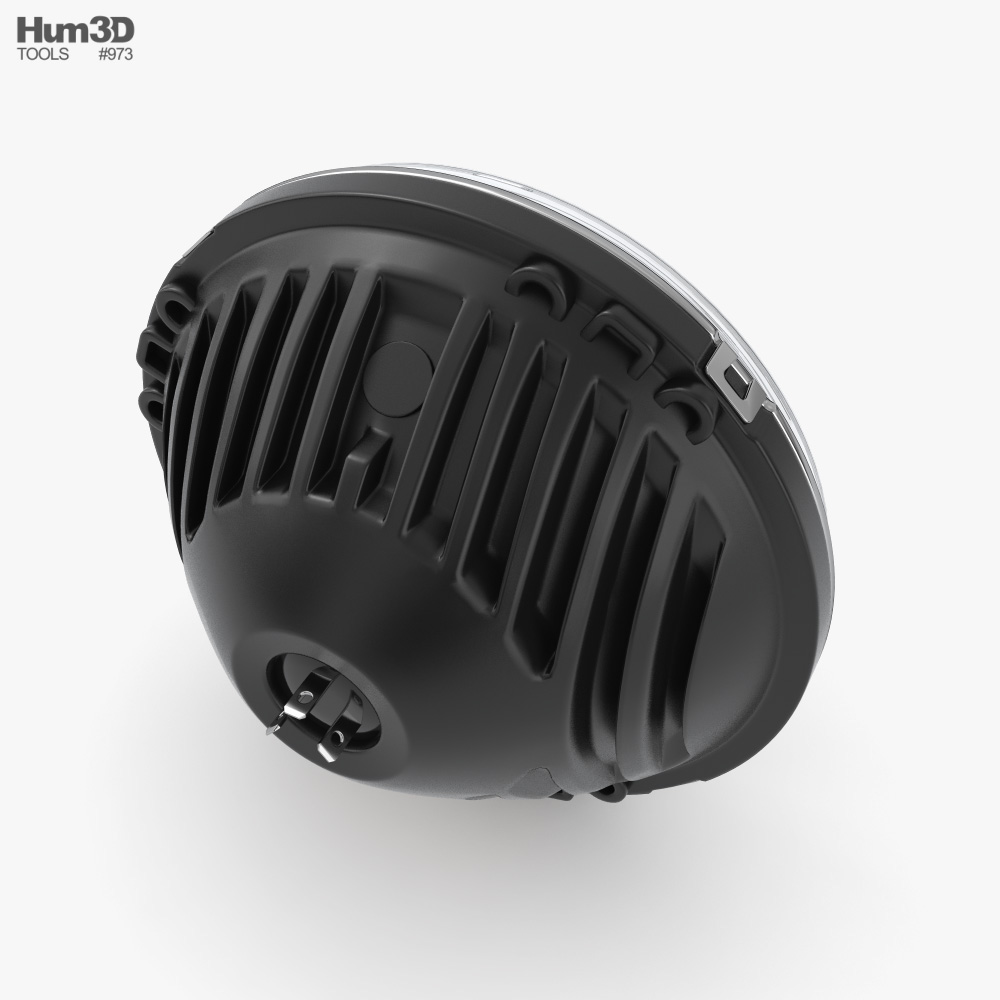 Optical Reflector LED Headlight 3D model - Download Vehicle equipment