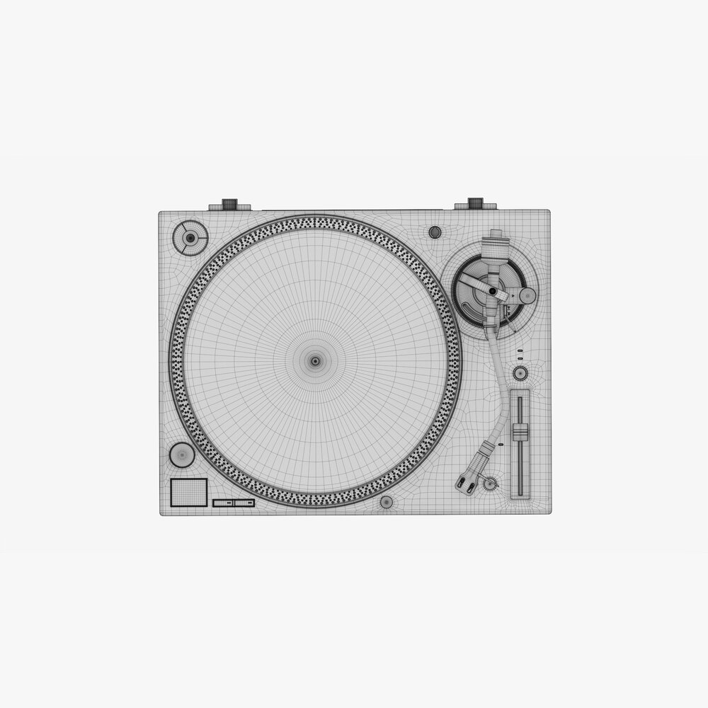 Direct Drive Turntable 3D model - Download Audio Devices on 3DModels.org