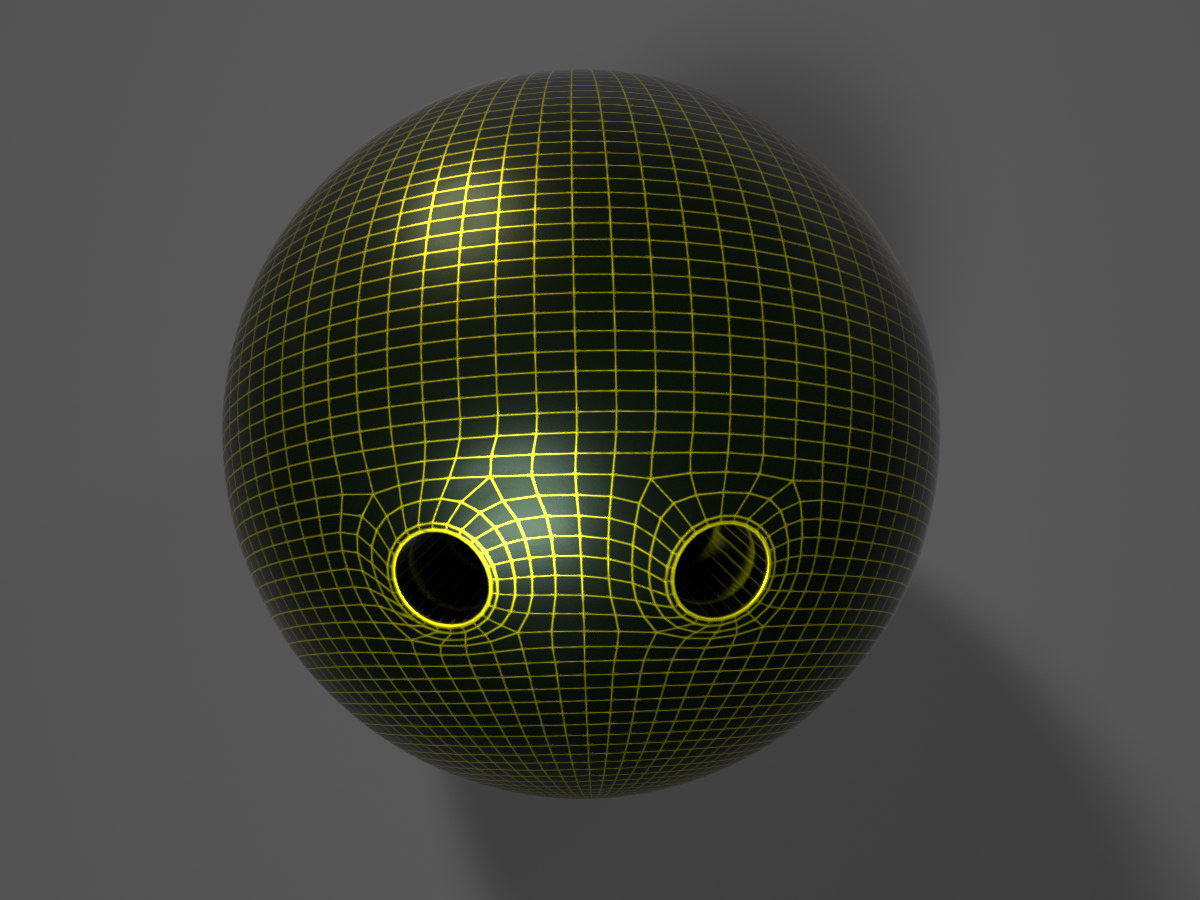 Bowling Ball PBR 3D Model 3D Models World