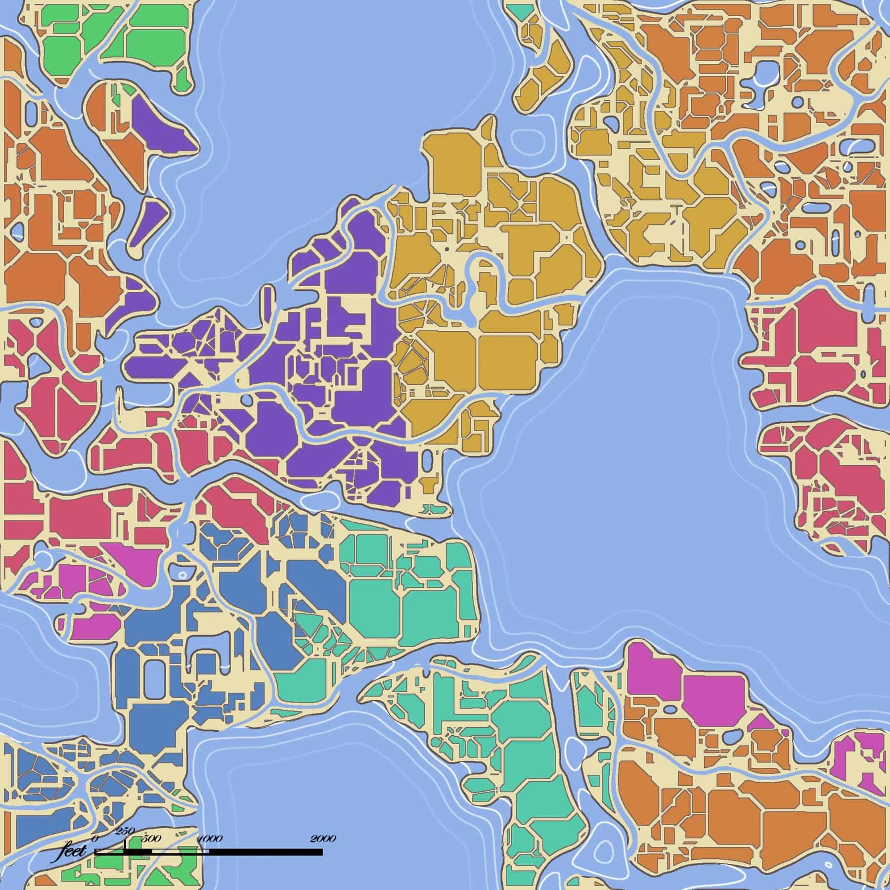 Artstation Random Rpg City Map Generator