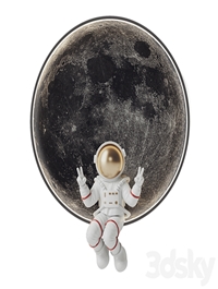 Astronaut Wall Light