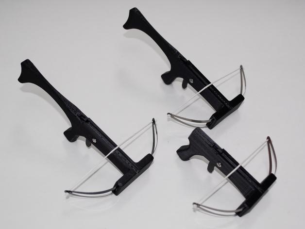 Thingiverse User Creates Q-tip Shooting 3D Printed Mini-Crossbow