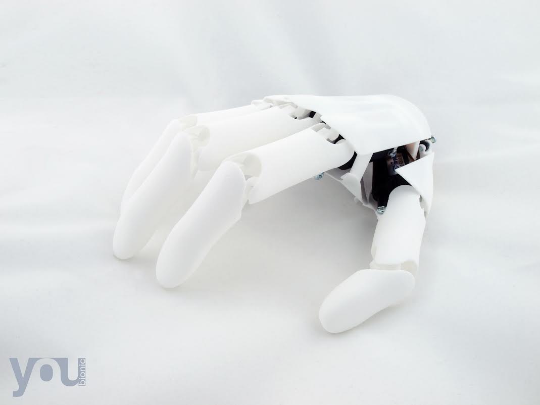 YouBionic The 3D Printed Robotic Controlled Prosthetic Hand is One