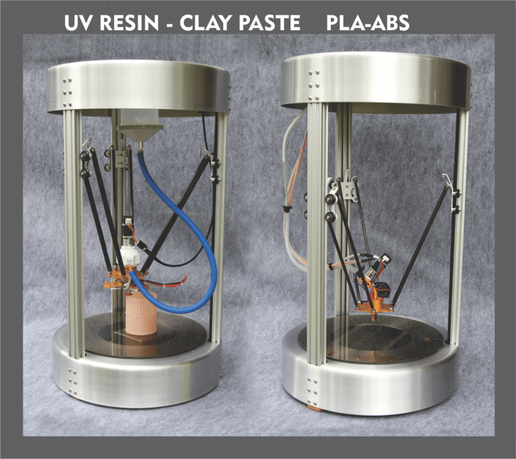 ZAGI18 UV Curable, Paste Extrusion, Delta 3D Printer Launches on
