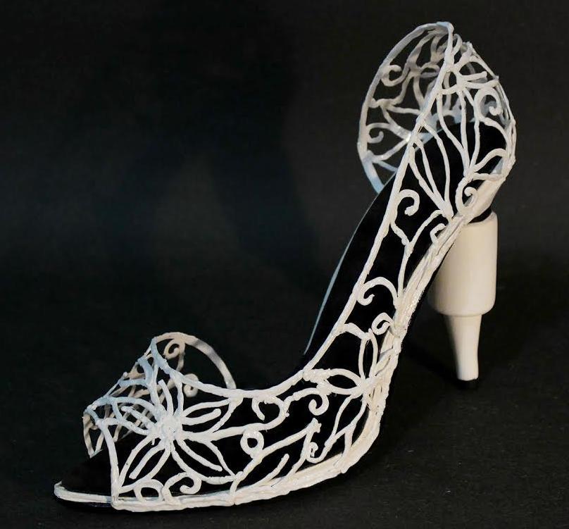 Amazing 3D Printed High Heel Shoe is Created with a 3Doodler 3D