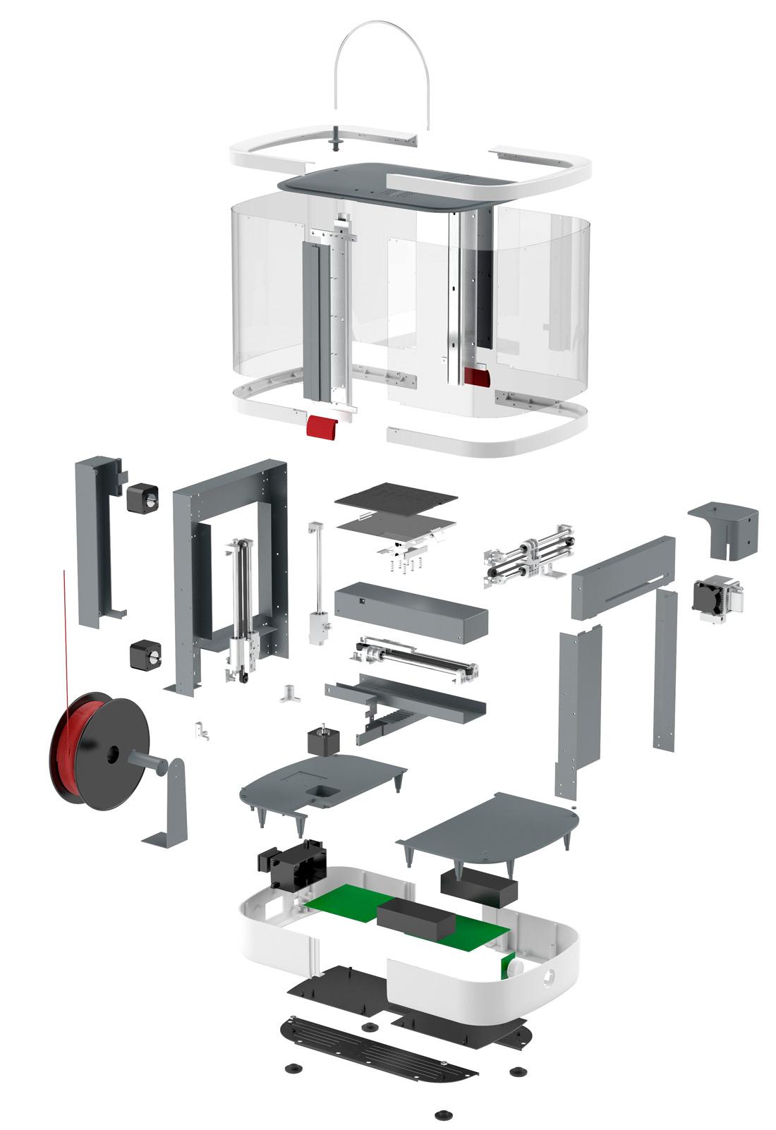 The Vector 3 Sleek 3D Printers and Full Coursework Packages with