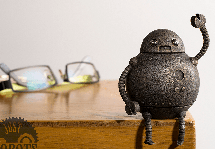 Just Robots 3D Printed Robot Figurines from the UK Evoke Nostalgia