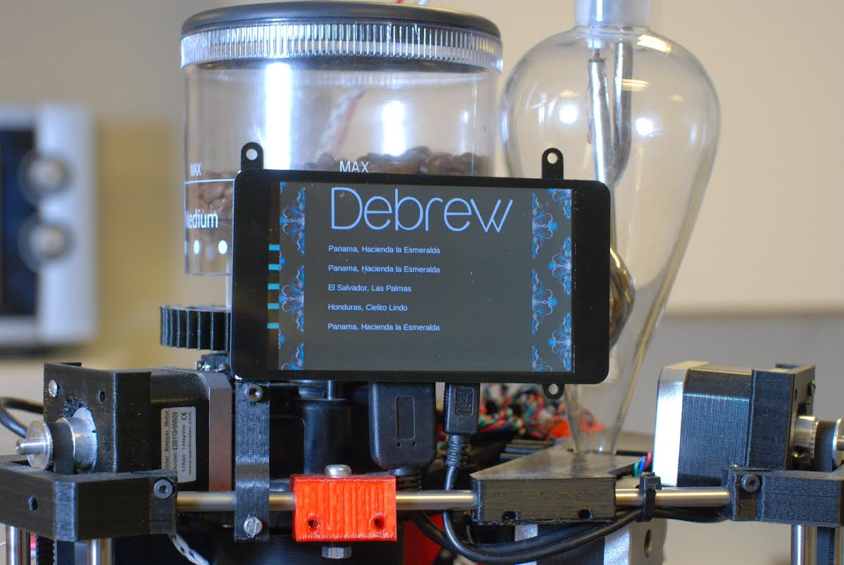 Debrew Hand Brew Coffee 3D Printer that Creates the Perfect Cup of Joe Every Time 3DPrint