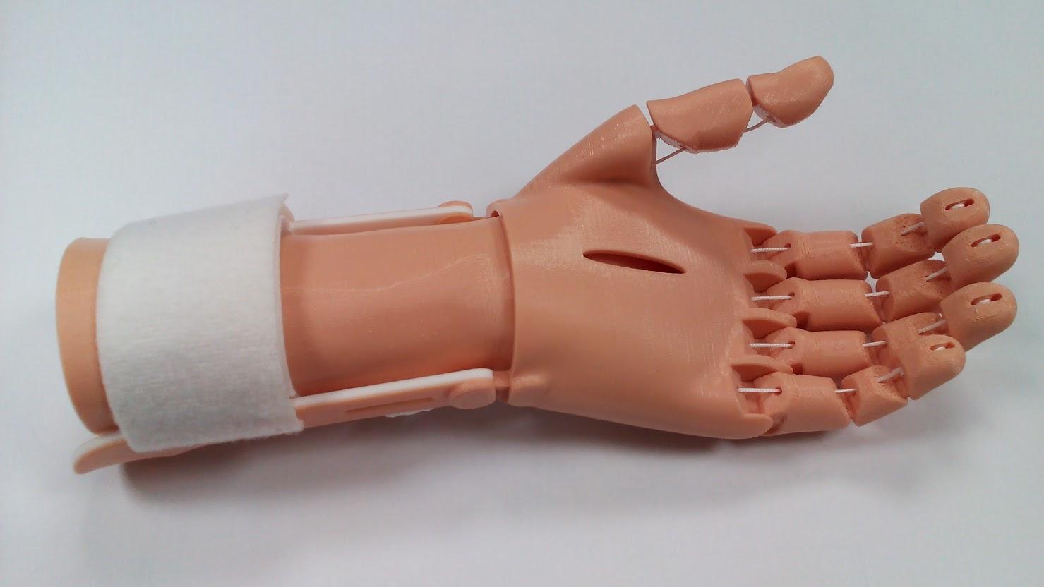 FlexyHand 2 Filaflex Remix 3D Printed Prosthetic Hand Looks and