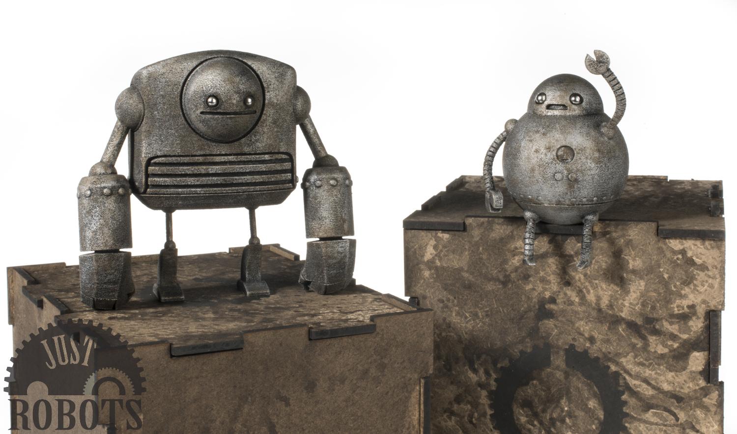 Just Robots 3D Printed Robot Figurines from the UK Evoke Nostalgia