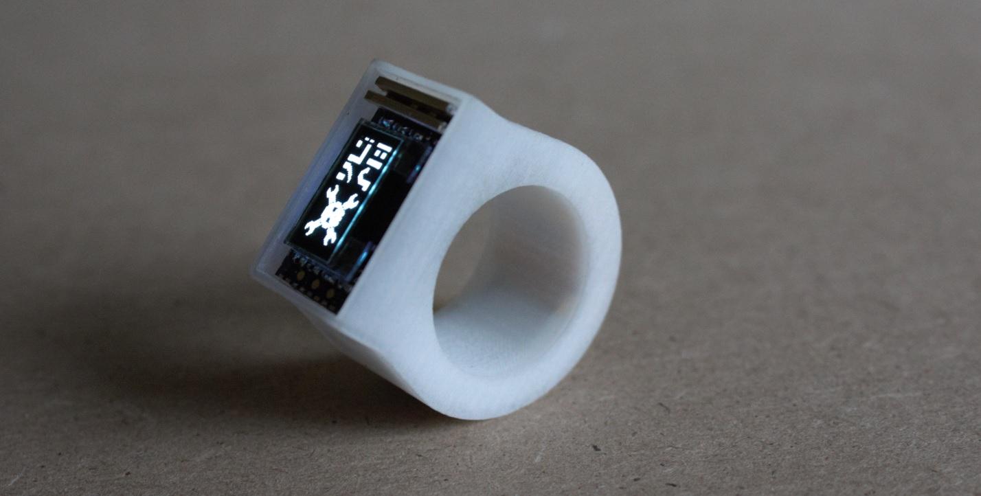 The 3D Printed Ö Bluetooth Ring is One of the Tiniest Personal