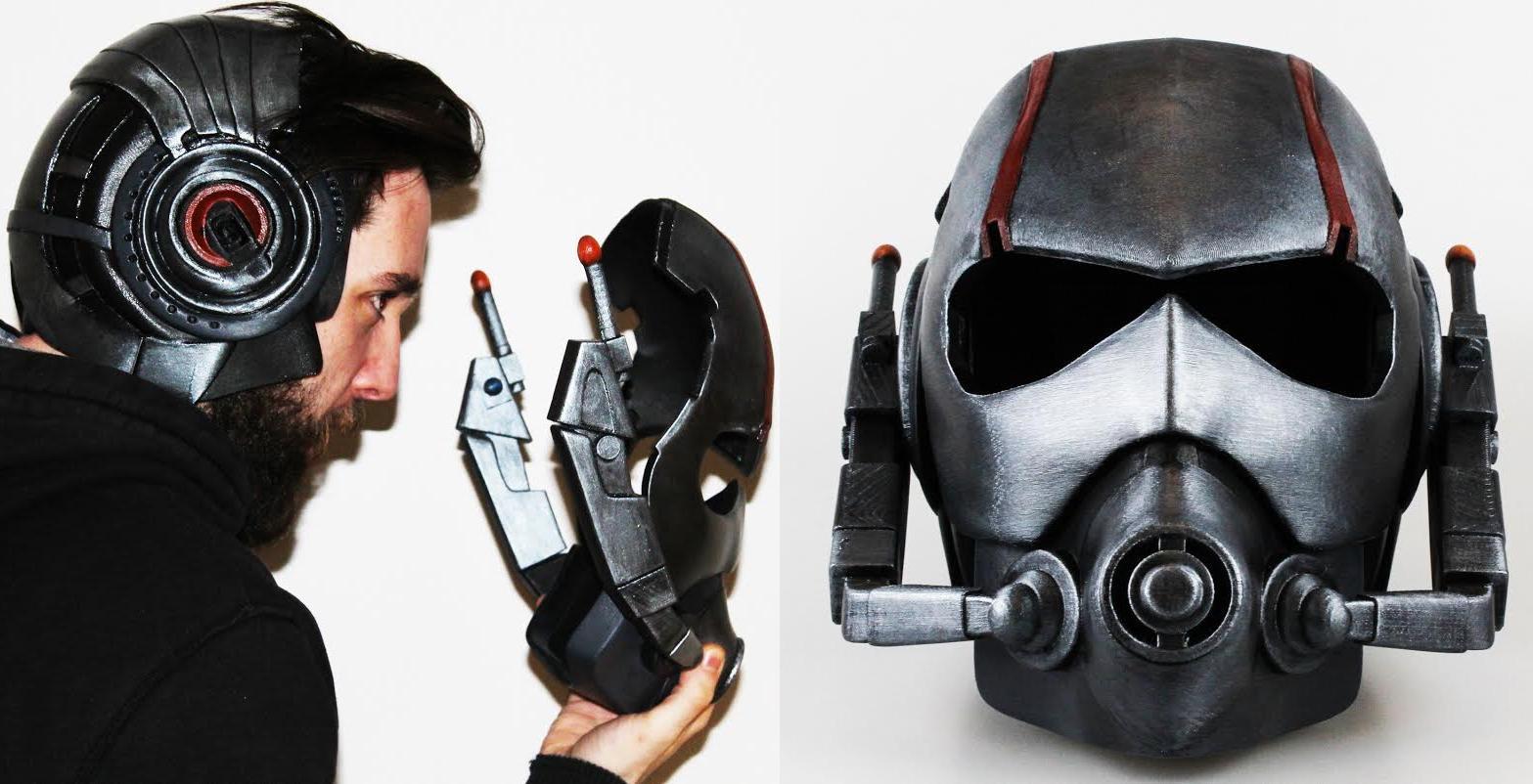 Incredible 3D Printed AntMan Helmet can be Printed Prior to the