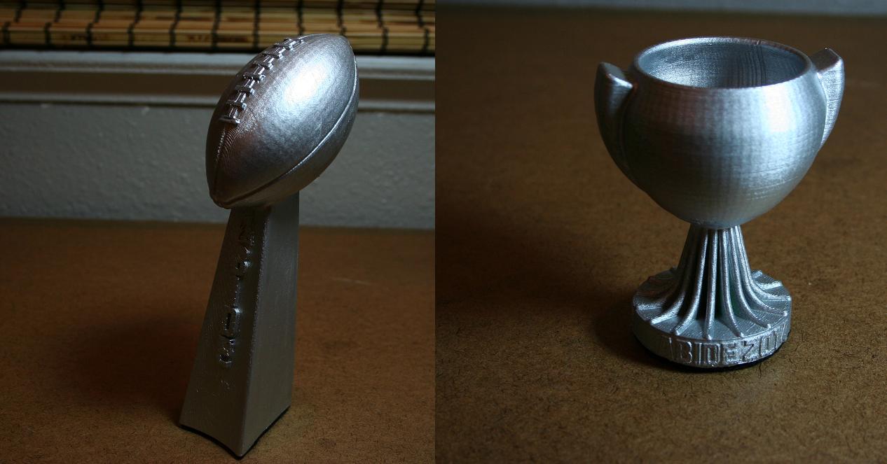 Fantasy Football Meets 3D Printing with These Amazing 3D Printed Trophies The