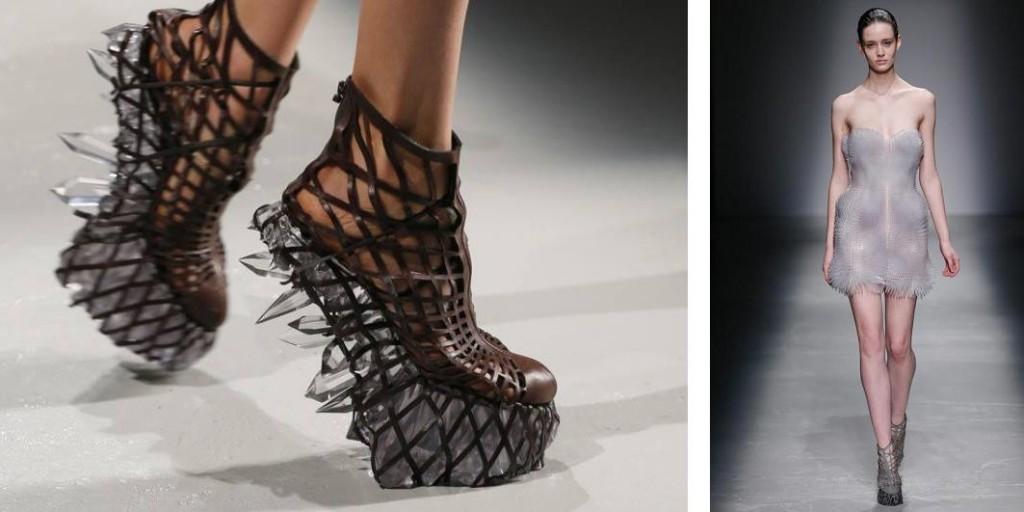 Iris van Herpen Teams with 3D Systems to Create Mesmorizing Crystalesque 3D Printed Dress