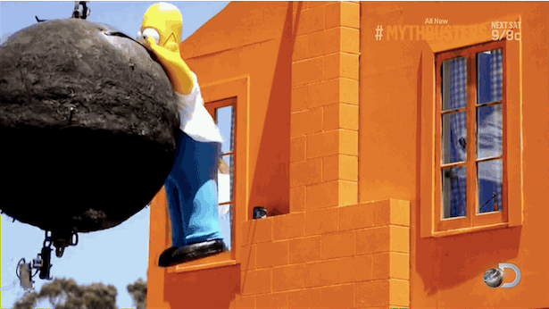 MythBusters Builds LifeSize Homer Simpson Thanks to