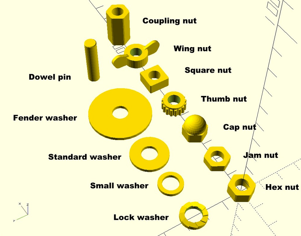 Sometimes You 3D Print a Nut, Sometimes You Don’t… Now You Can 3D Print