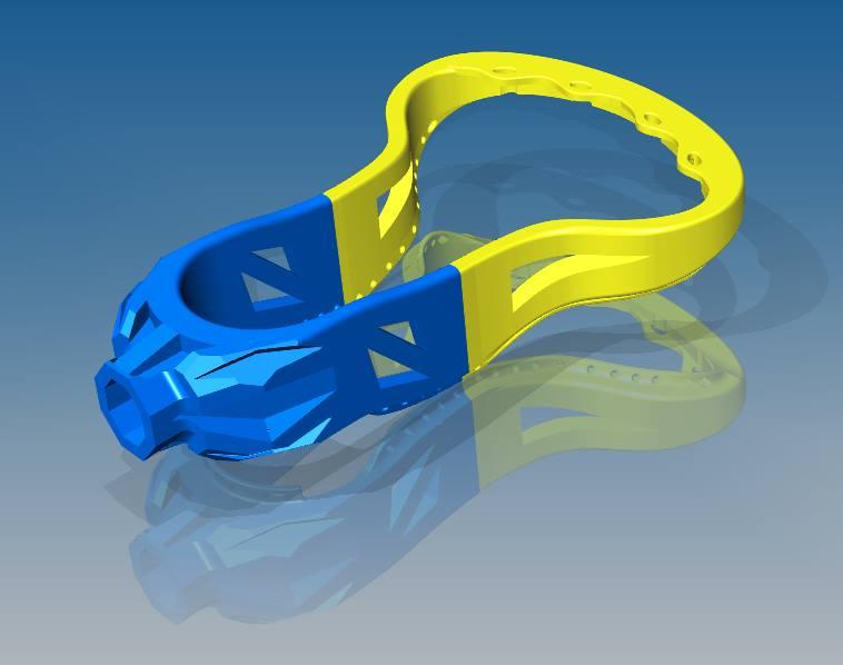 University Students 3D Print Functional Lacrosse Stick Heads for Actual