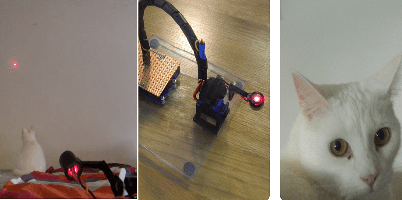 The Ultimate Cat Toy — 3D Printed Laser Robot For Your Cat