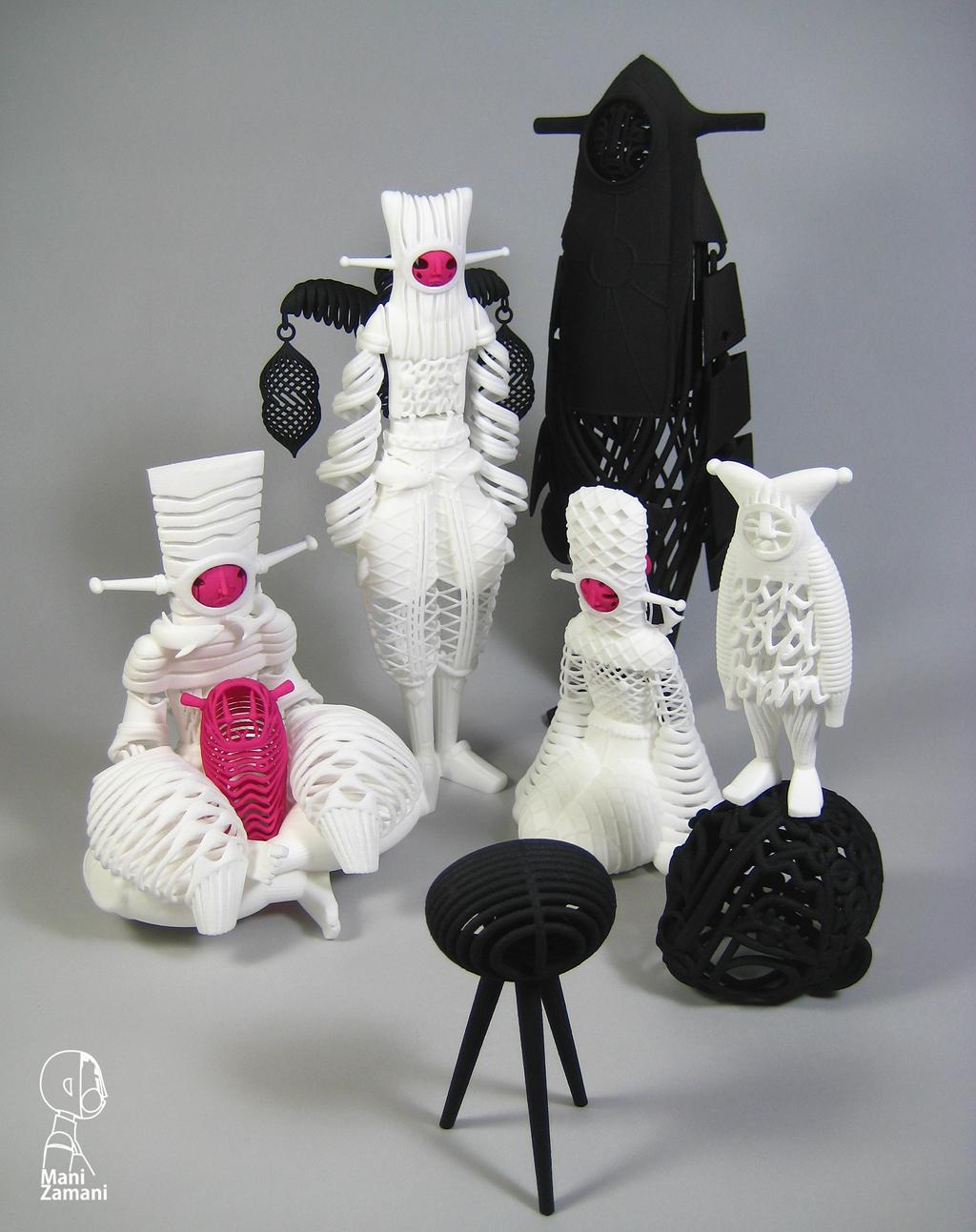 Mani Zamani's 3D Printed Collectors Grade Toys Completely Defy