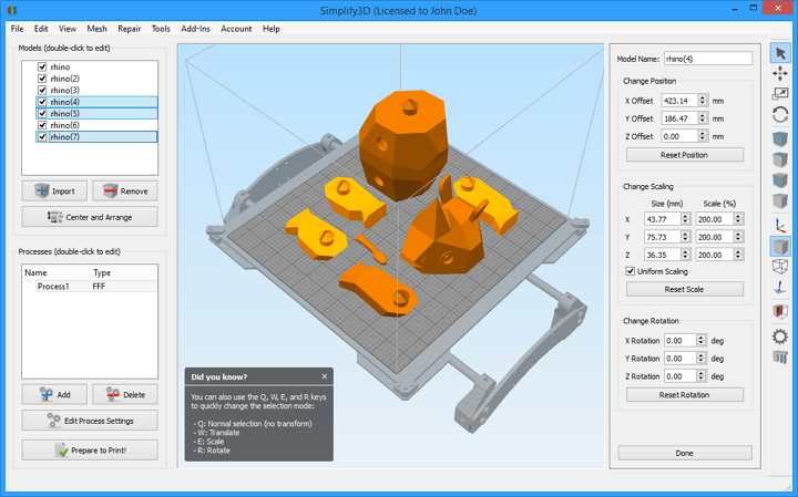 Simplify3D Announces Version 3.0 of Universal 3D Printing Software