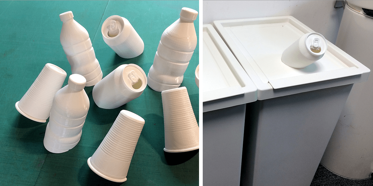 These 3D Printed Bottles & Cans Make Recycling a Bit Simpler 3DPrint