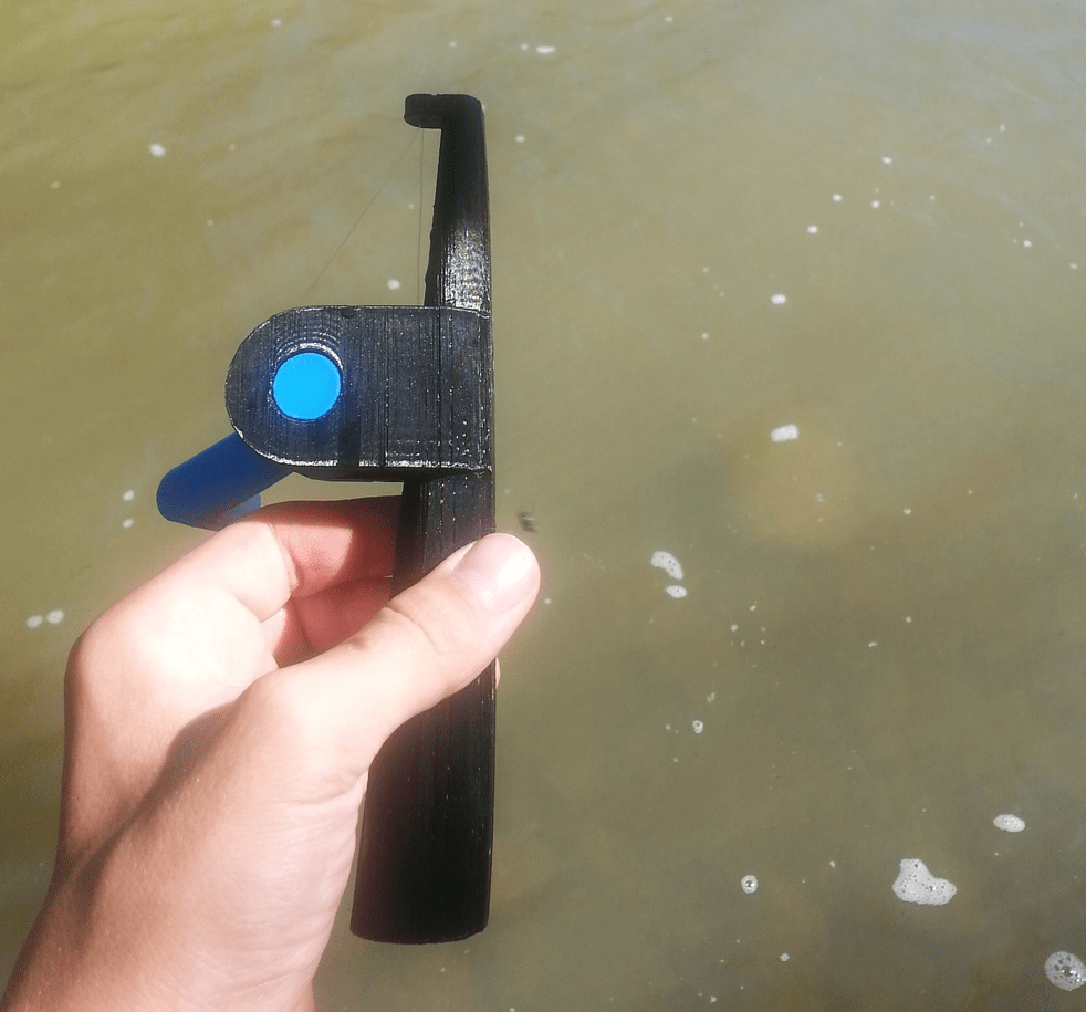 Man Catches a Fish on this Fully 3D Printed Fishing Rod & Reel