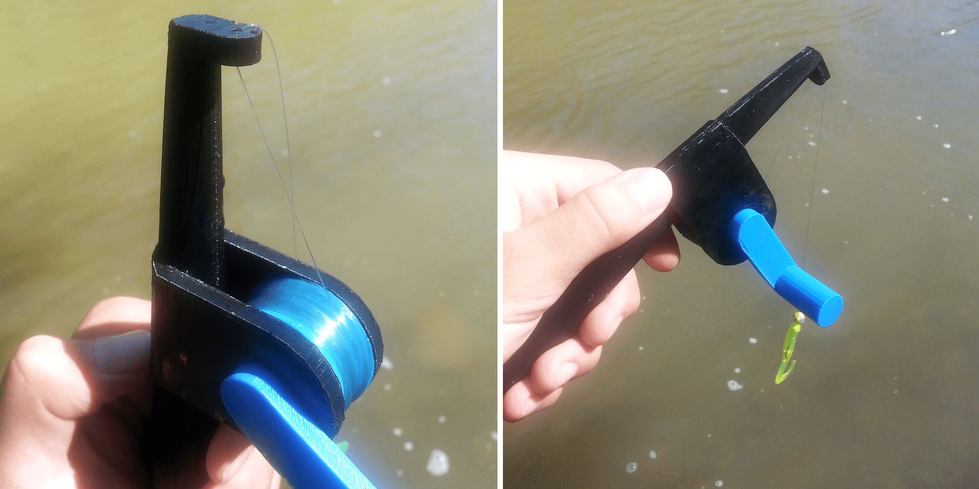 Man Catches a Fish on this Fully 3D Printed Fishing Rod & Reel