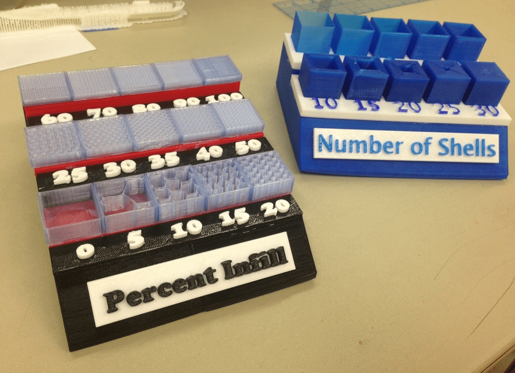 These 3D Printable Tools Help You Understand Infill Percentages, Number