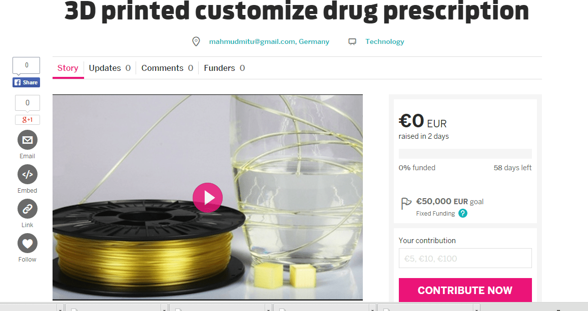 German Company Aims to Sell 3D Printed Drugs & A 3D Drug