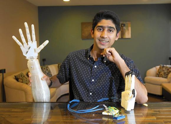 High School Student 3D Prints VoiceControlled Robotic Arm 3DPrint