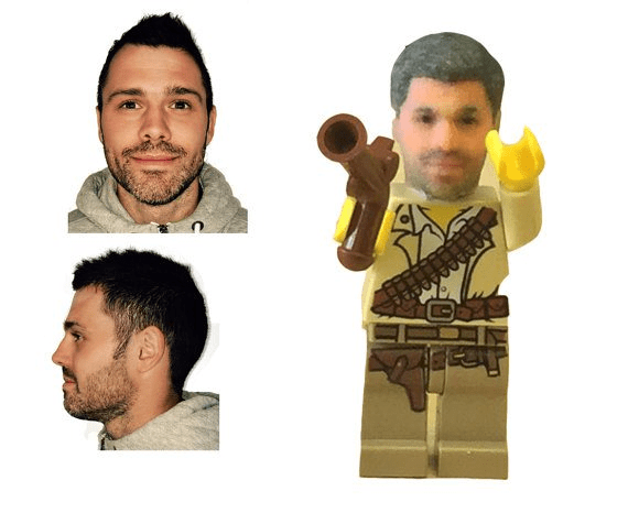 Imagine Your 3D Printed Face on Your Favorite Lego Superhero Minifigure The