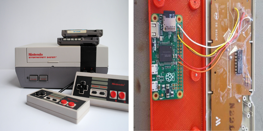 Raspberry Pi Zero + Nintendo Controller + 3D Printing = Nostalgic