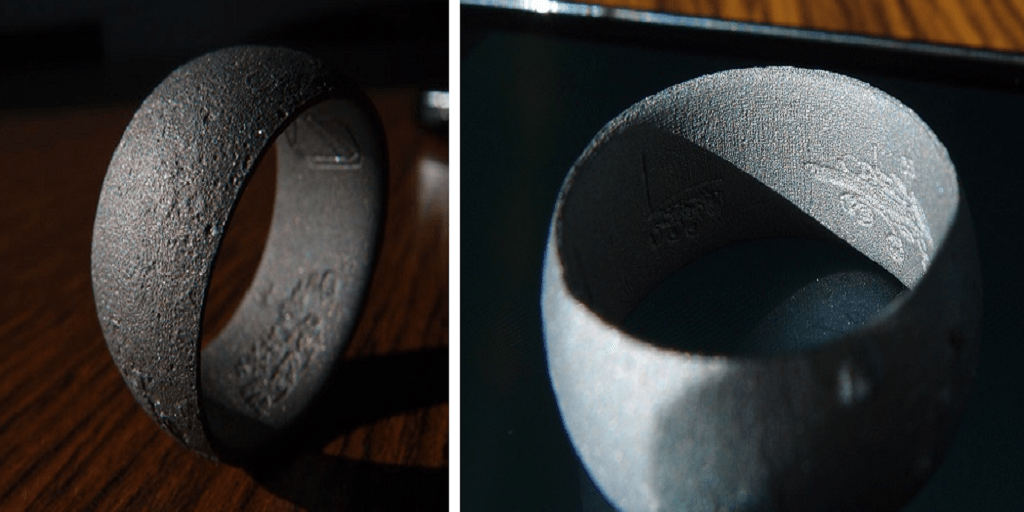 Dr. Casey Handmer's 3D Printed Mars Ring Is Engraved with Robotic and