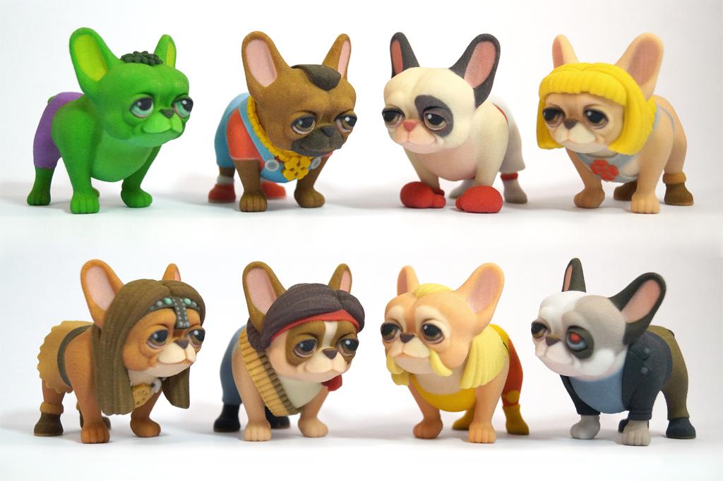 3D Printed Cosplaying French Bulldogs are UnLeashed into the Raw