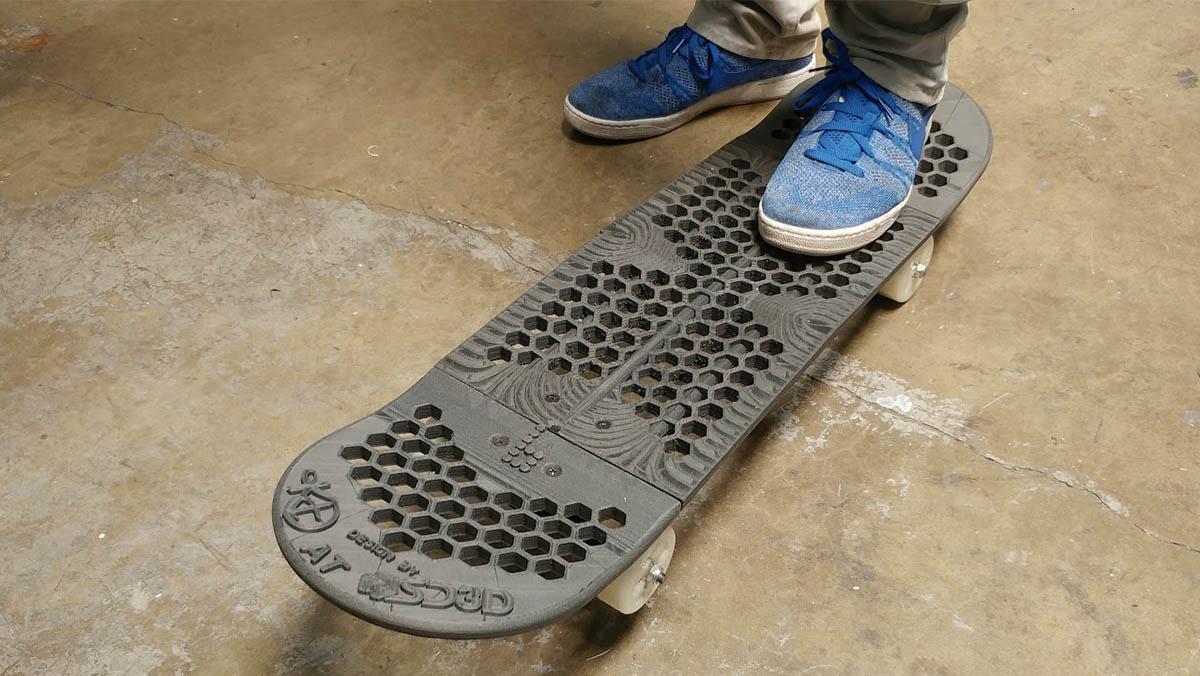SD3D Creates Fully Functional, Fully 3D Printed Skateboard 3DPrint