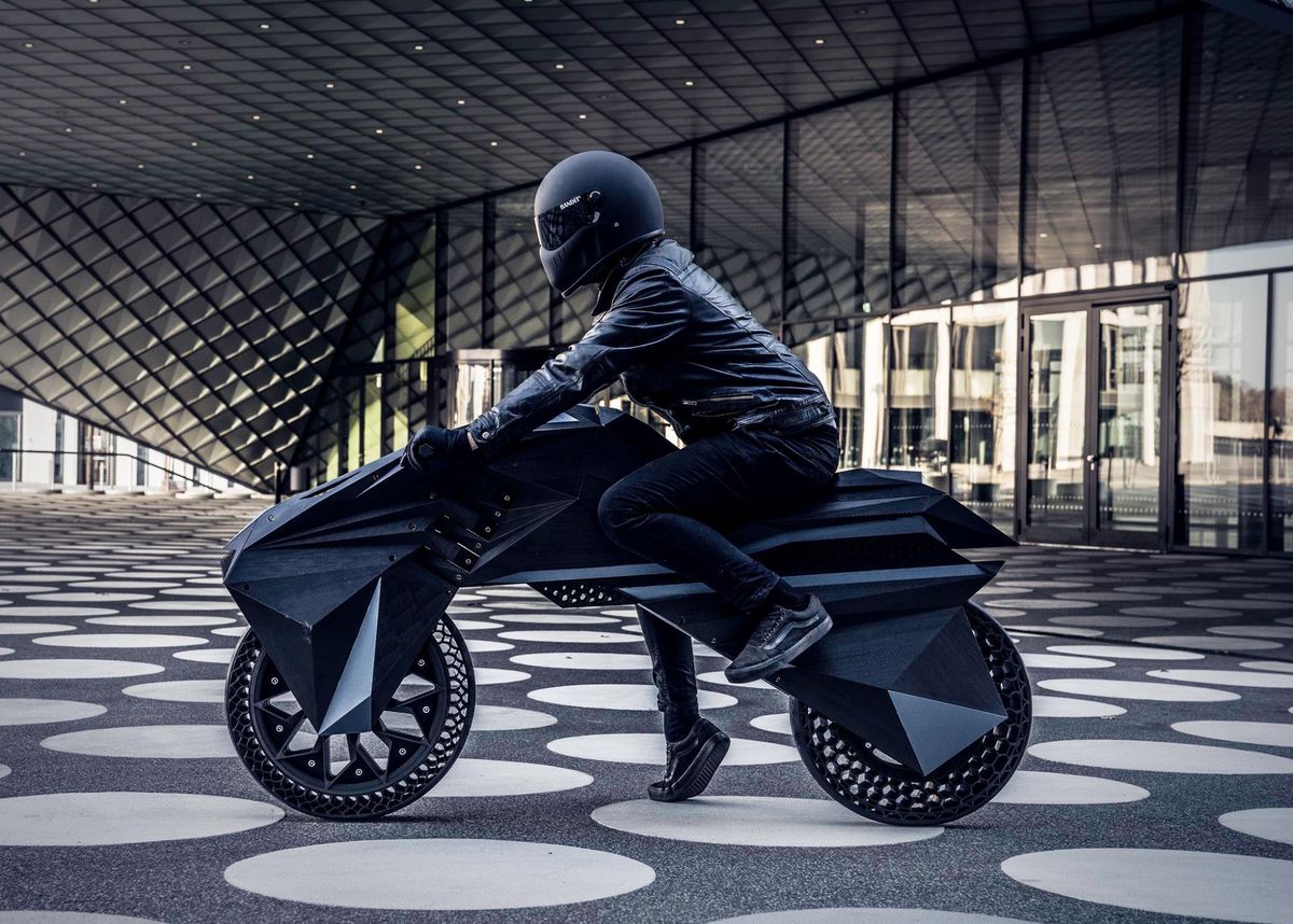 Nowlab's Sleek Motorcycle Concept is Entirely 3D Printed