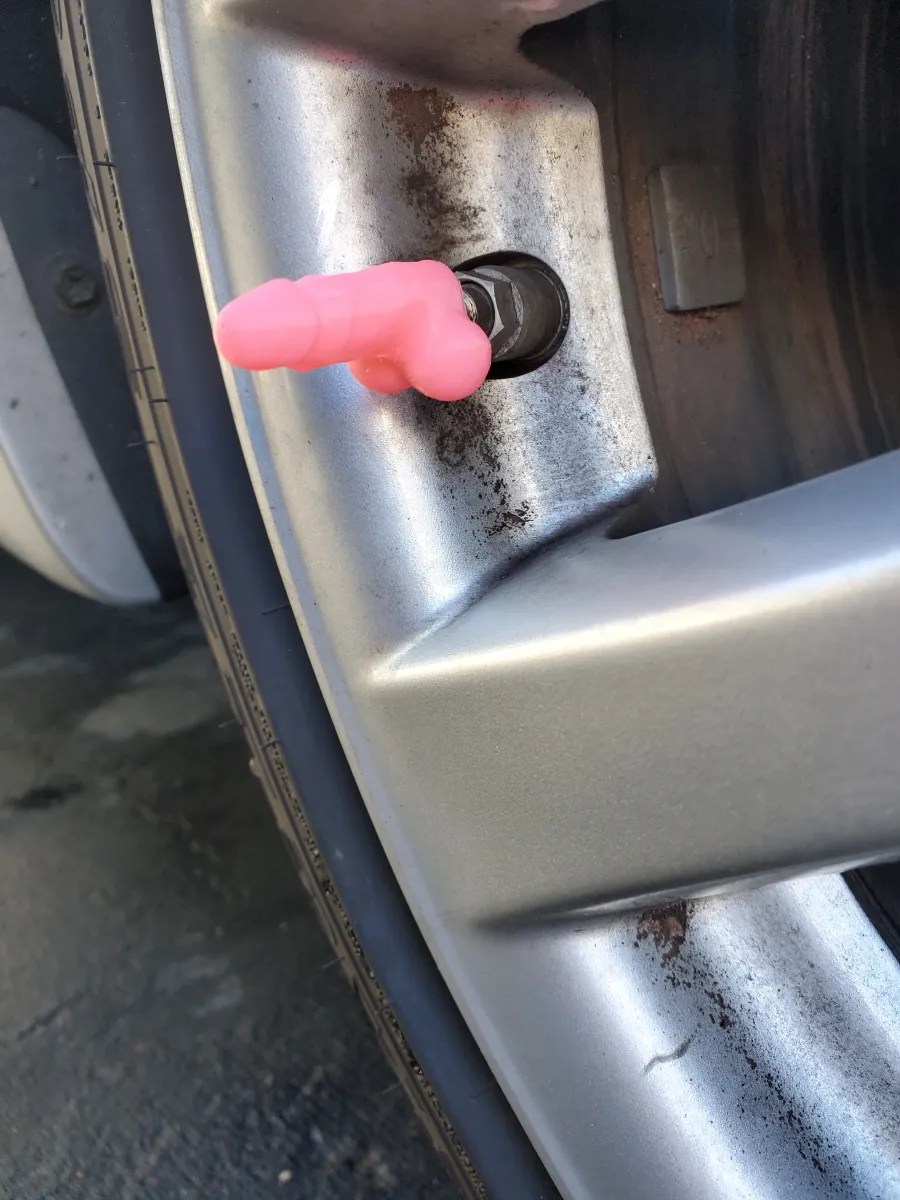 Dick Valve Caps Set Of 4 3D Print BC