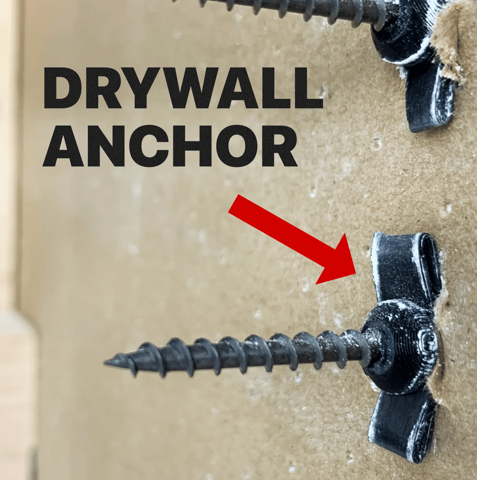 Drywall Screw Anchor 3D Printer Academy