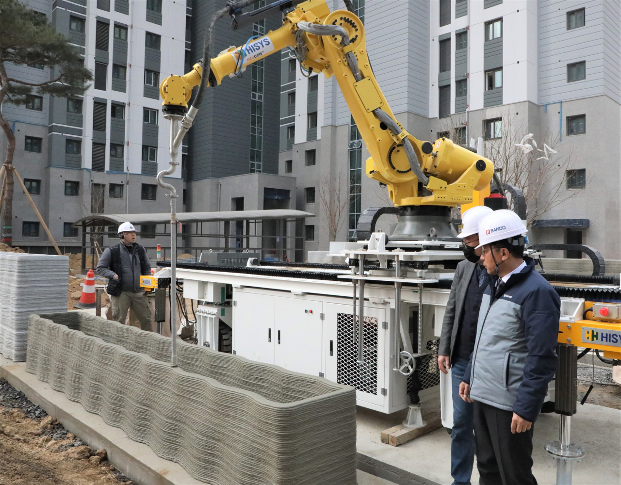 Bando Construction Introduces Korea's First 3D Printed Construction