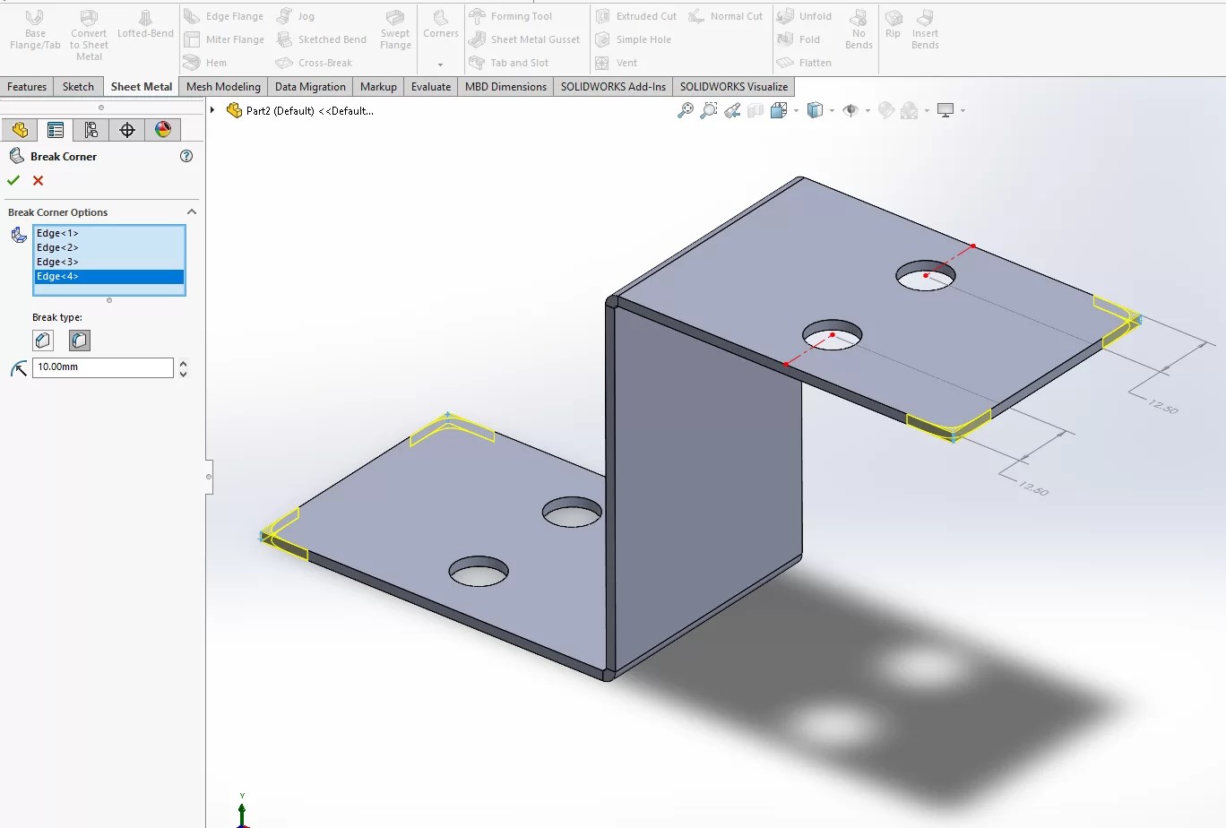 Sheet Metal in SolidWorks A Beginner's Guide 3DprintingGeek