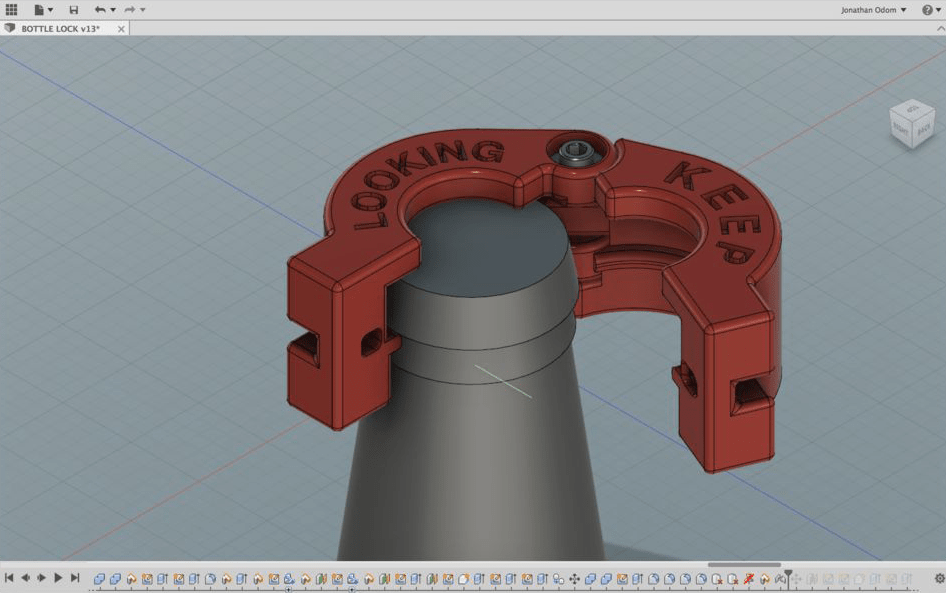 3D Printed Bottle Lock 3D Printing Industry