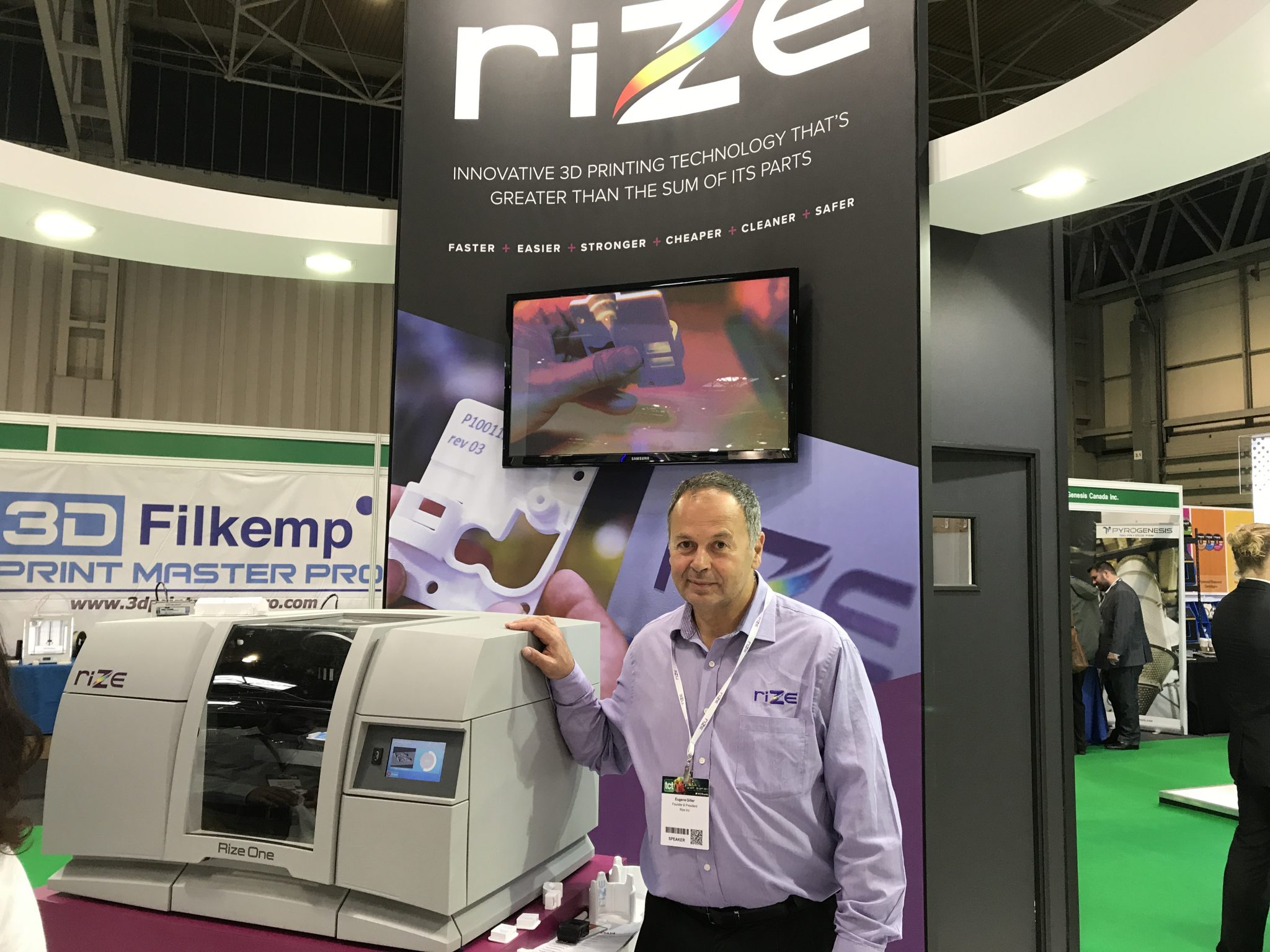 Interview with Eugene Giller founder and CTO of Rize Inc. 3D printers