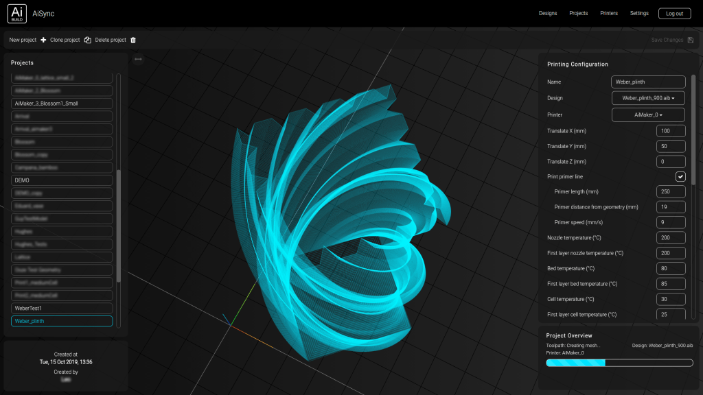 Hans Weber Maschinenfabrik To Launch Large Scale 3d Printer Supported By Ai Build 3d Printing Industry
