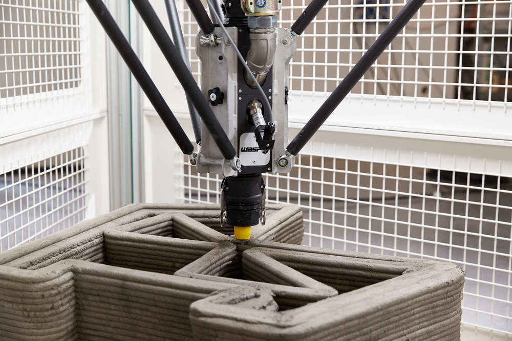 The Delta WASP 3MT CONCRETE 3D printer technical specifications and