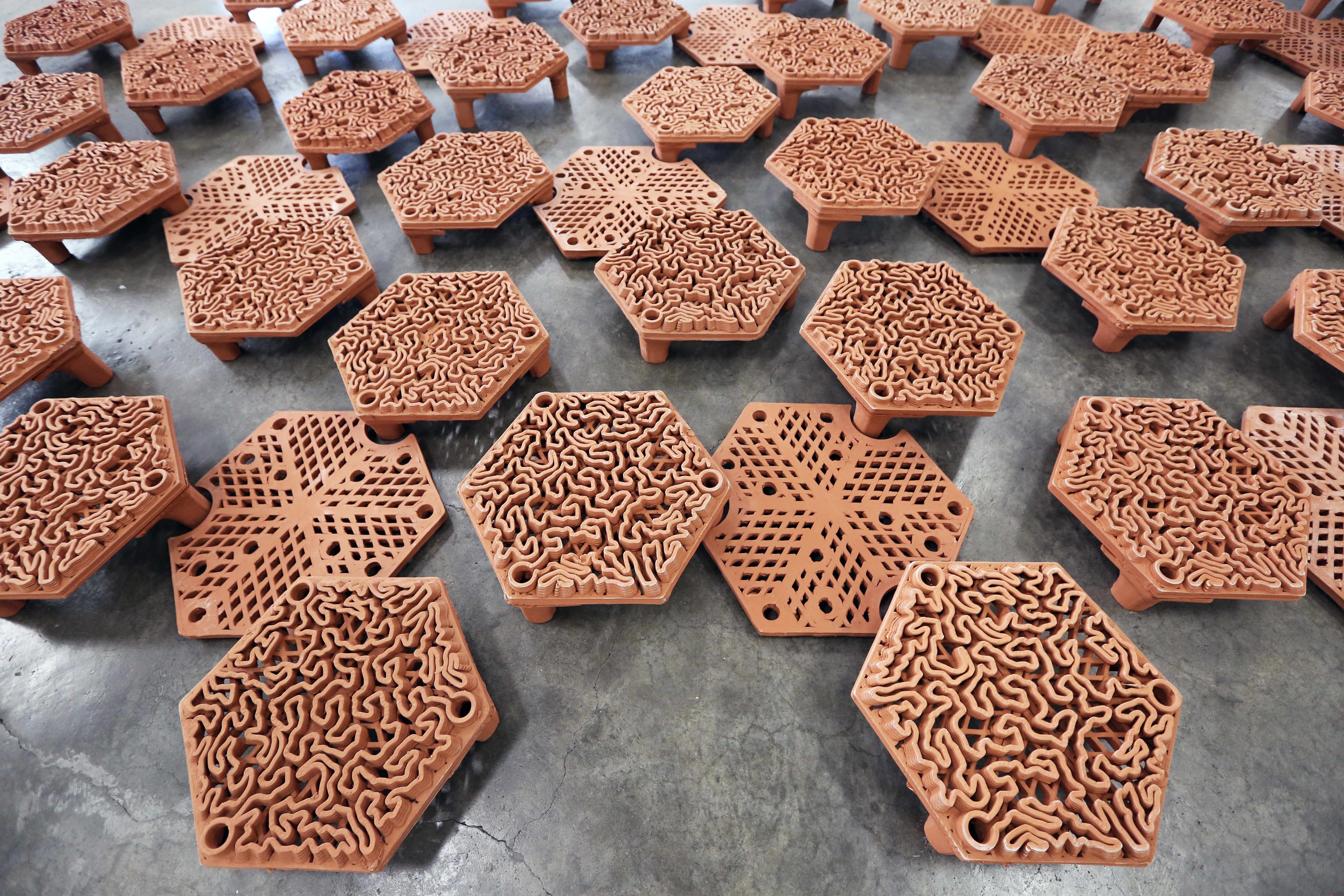 Hong Kong University researchers develop 3D printed terracotta tiles to